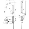 IDEAL STANDARD CERALINE NUOVO ENTOIXIZOMENI MPATARIA NIPTIRA 180mm XROME BD764AA
