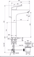 IDEAL STANDARD CERAFLEX MPATARIA NIPTIRA ELEuThERIS TOPOThETISIS ME AuTOMATI BALBIDA XROME B1872AA
