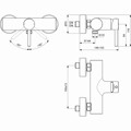 IDEAL STANDARD CERALINE MPATARIA NTOuS MONO KORMOS XROME BC200AA