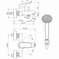 IDEAL STANDARD CERAFLEX MPATARIA LOuTROu ME AXESOuAR XROME B1722AA