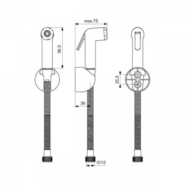 IDEAL STANDARD IDEALSPRAY ABS NTOuS MPINTE LEuKO B0595AC