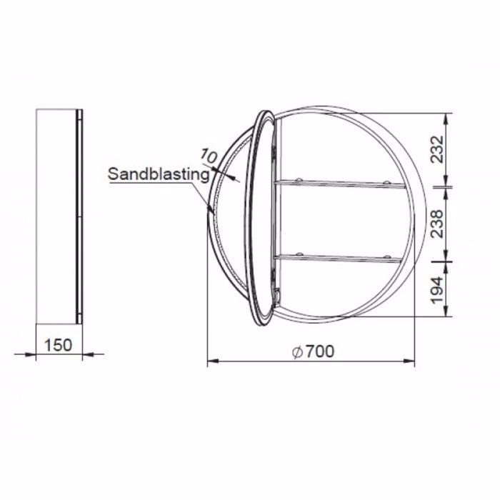 KAThREFTIS LED NTOuLAPI LUMINOR ROOT 70ek 5026