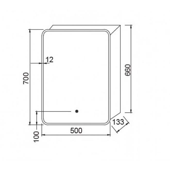 KAThREFTIS LED NTOuLAPI LUMINOR FAROS 50x70ek 4010