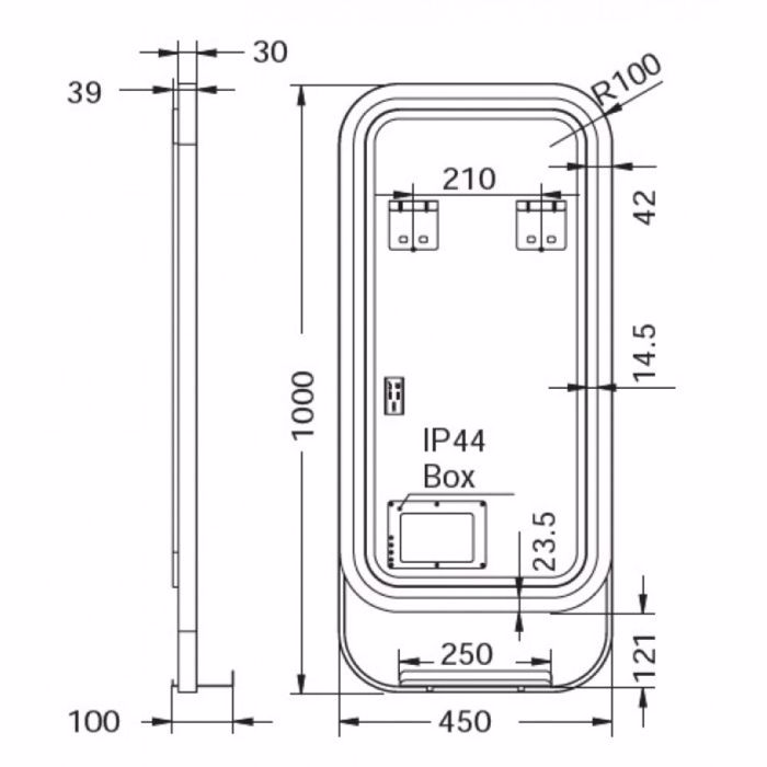 KAThREFTIS LED LUMINOR LOFT 45x100ek LOF45100