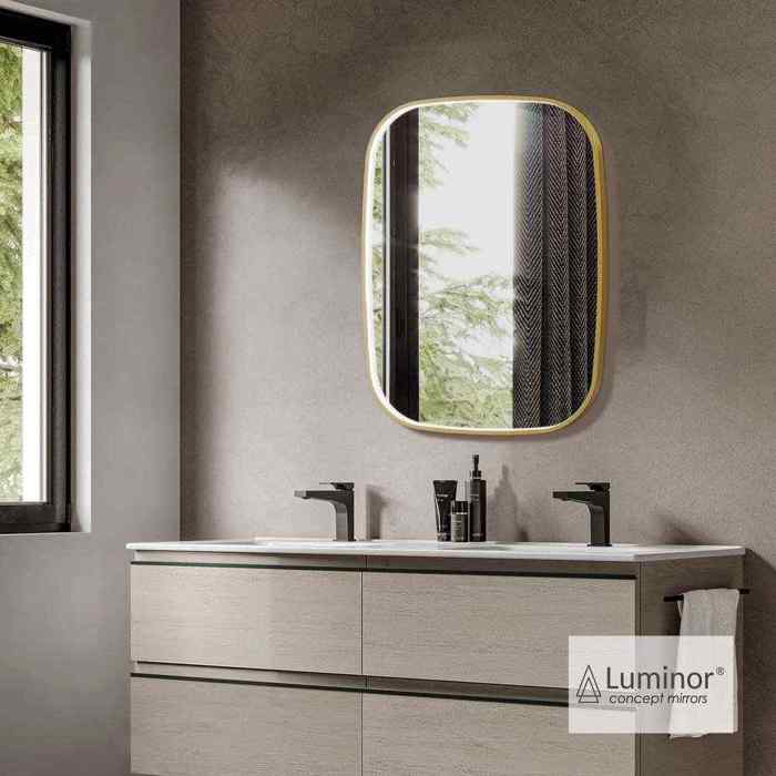 KAThREFTIS LED LUMINOR FIZ 60x80ek ANTIQUE BRASS FIZ6080-221