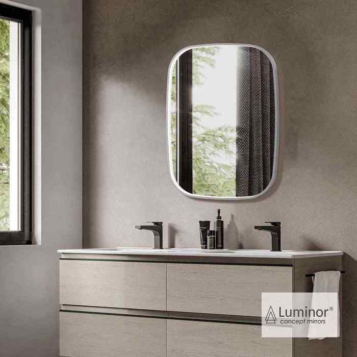 KAThREFTIS LED LUMINOR FIZ 60x80ek INOX BRUSHED FIZ6080-111