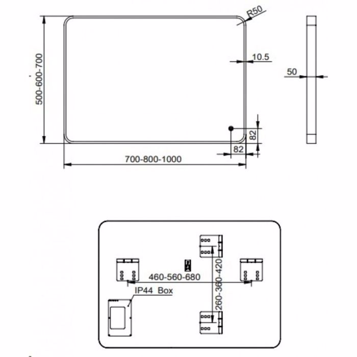 KAThREFTIS LED LUMINOR COB LIGHT 100x70ek COB10070
