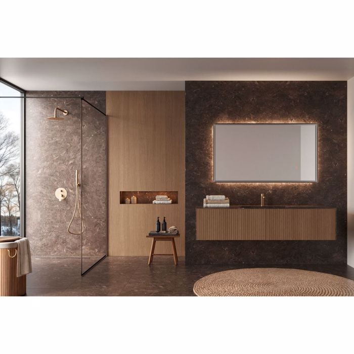 KAThREFTIS IMEX CALIFORNIA 80x120cm BLACK GUN METAL CALI034/120BGM