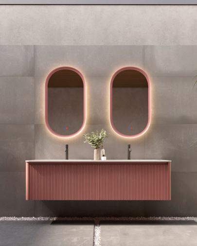 ΚΑΘΡΕΦΤΗΣ IMEX MILANO 90x50cm ΓΚΡΙ MILA036/90GCB