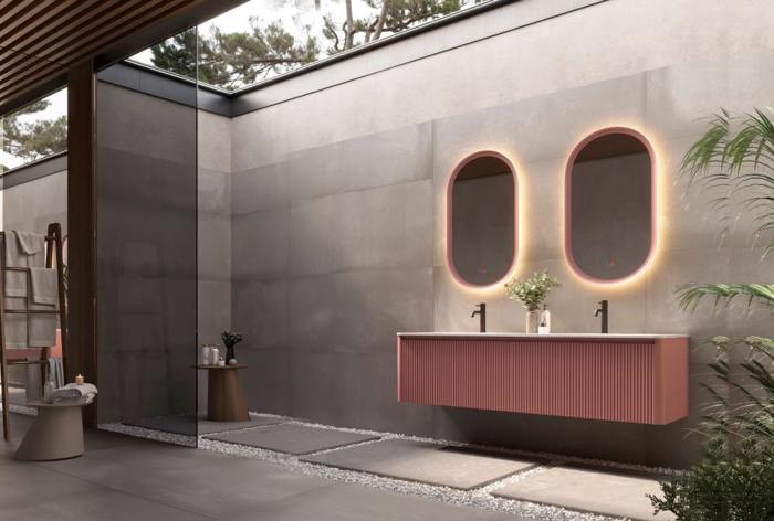 KAThREFTIS IMEX MILANO 90x50cm GRI MILA036/90GCB