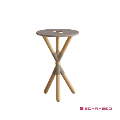 SCARABEO ΕΠΙΠΛΟ ΜΠΑΝΙΟΥ CROSS SAND Φ52x76cm ΓΚΡΙ/ΜΠΕΖ ΜΑΤ 2501F0-9852