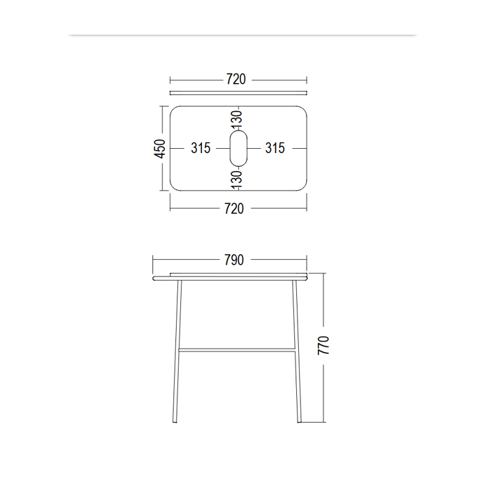SCARABEO EPIPLO MPANIOu FUJI 80 79x45x77cm ME PETSETOKREMASTRA BLACK MATT 6018-8949