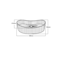 NIPTIRAS VOSS CAVO 50x37.5cm GREY VL1150-400