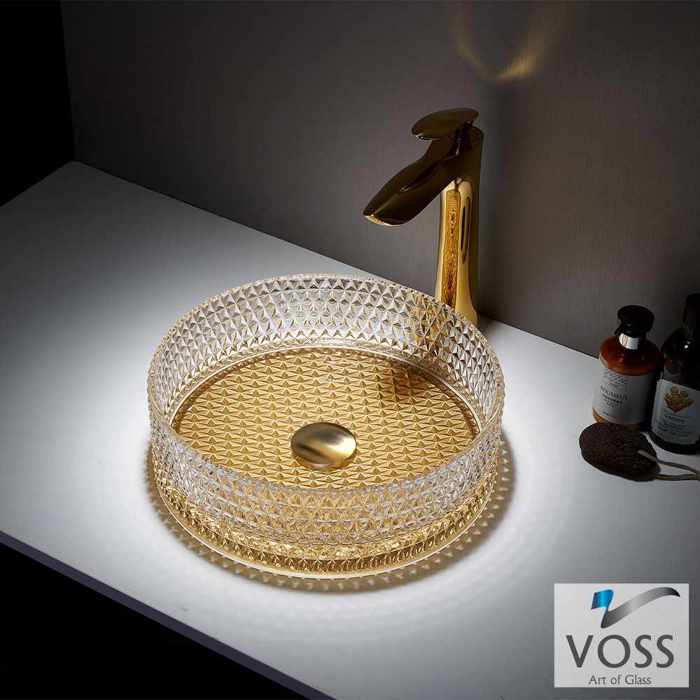 NIPTIRAS VOSS RING-D F40 CLEAR/GOLD VB1040-200