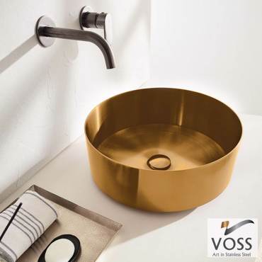 ΝΙΠΤΗΡΑΣ VOSS MILO (PVD) Φ40 GOLD BRUSHED (PVD) V1040-211