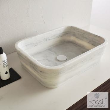 ΝΙΠΤΗΡΑΣ FOSSIL GAIA 60x38cm CARRARA NUOVO DS60-300
