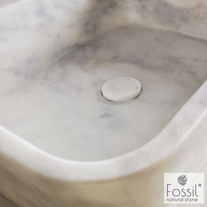 NIPTIRAS FOSSIL GAIA 60x38cm CARRARA NUOVO DS60-300