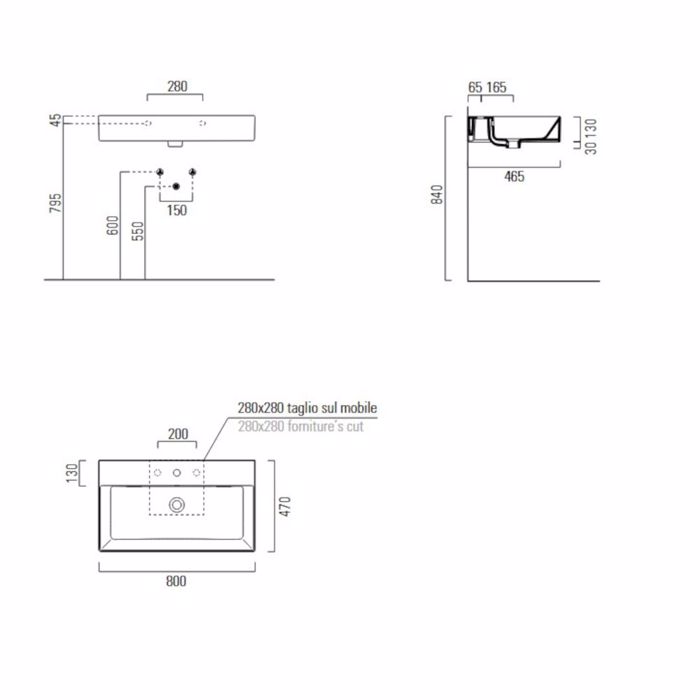 NIPTIRAS GSI KUBE-X SLIM RIM 80x47cm 9422-300