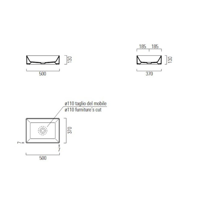 NIPTIRAS GSI KUBE-X 50x37cm 9429-300