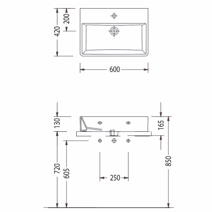 NIPTIRAS SEREL TETRA 60x42cm 2047-300