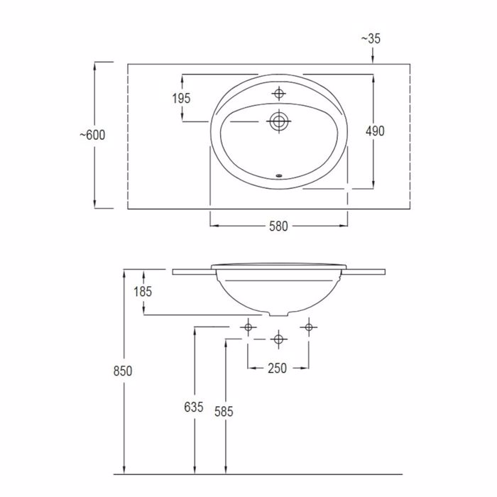 NIPTIRAS SEREL 60x44cm 1634-300