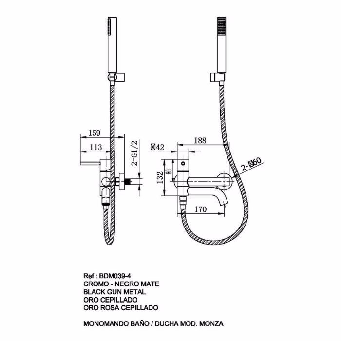 IMEX MONZA MPATARIA LOuTROu XROME BDM039-4