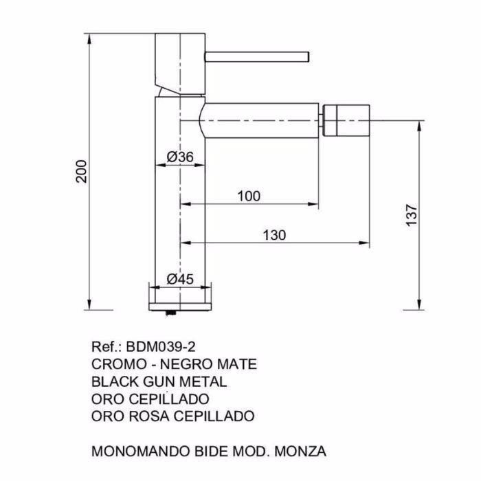 IMEX MONZA MPATARIA MPINTE XRuSO MAT BDM039-2OC