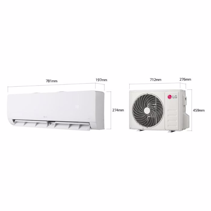 LG DUALCOOL PRO WZ09AWN KLIMATISTIKO INVERTER 9000 BTU A++/A+ WiFi