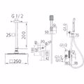 IMEX PISA CATANIA SET ENTOIXISMOu LOuTOu ME BRAXIONA OROFIS ROZ XRuSO MAT/XALKOu GPC061/ORC