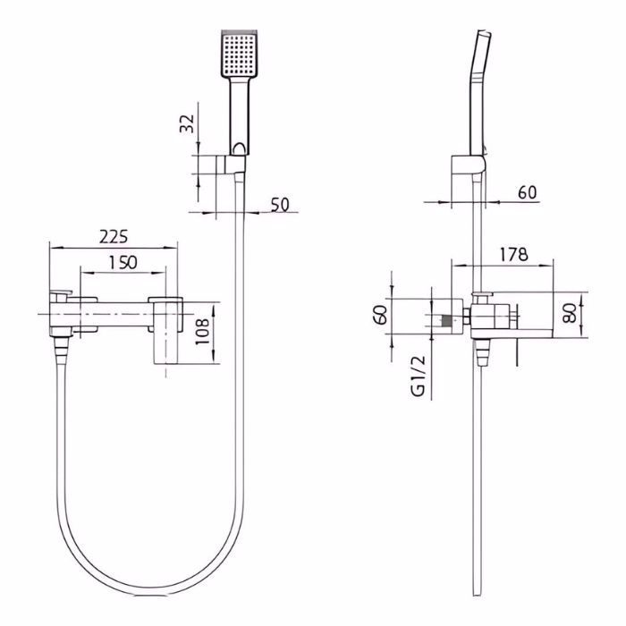 IMEX PISA MPATARIA LOuTROu BLACK GUN METAL BDP048-4BGM