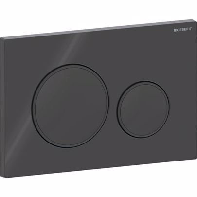 ΠΛΑΚΕΤΑ ΧΕΙΡΙΣΜΟΥ GEBERIT SIGMA 20 115.882.DW.1 BLACK/GLOSSY