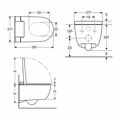 LEKANI ILEKTRONIKI GEBERIT AQUACLEAN ALBA 56.5 CM RIMLESS SET LEuKO GALISTERO 146.350.01.1