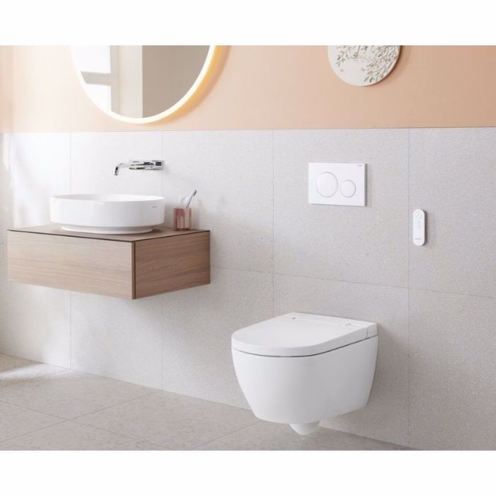 LEKANI ILEKTRONIKI GEBERIT AQUACLEAN ALBA 56.5 CM RIMLESS SET LEuKO GALISTERO 146.350.01.1