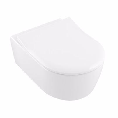 ΛΕΚΑΝΗ VILLEROY & BOCH AVENTO 53 CM DIRECTFLUSH RIMLESS ΚΟΜΠΛΕ 5656R001