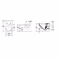 LEKANI VILLEROY & BOCH SUBWAY 3.0 56 CM TWISTFLUSH RIMLESS KOMPLE  4670TS01