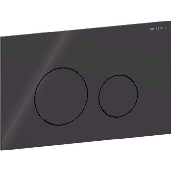 PLAKETA XEIRISMOu GEBERIT SIGMA 40 115.628.SJ.1 BLACK/GLOSSY GLASS
