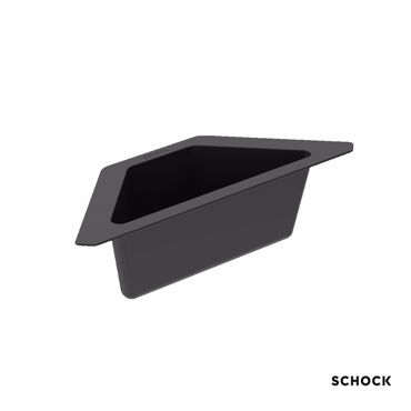 SCHOCK ΜΠΟΛ ΓΩΝΙΑΚΟ ΚΡΕΜΑΣΤΟ ΑΝΘΡΑΚΙ ABS 36.7x13.58 cm 629733