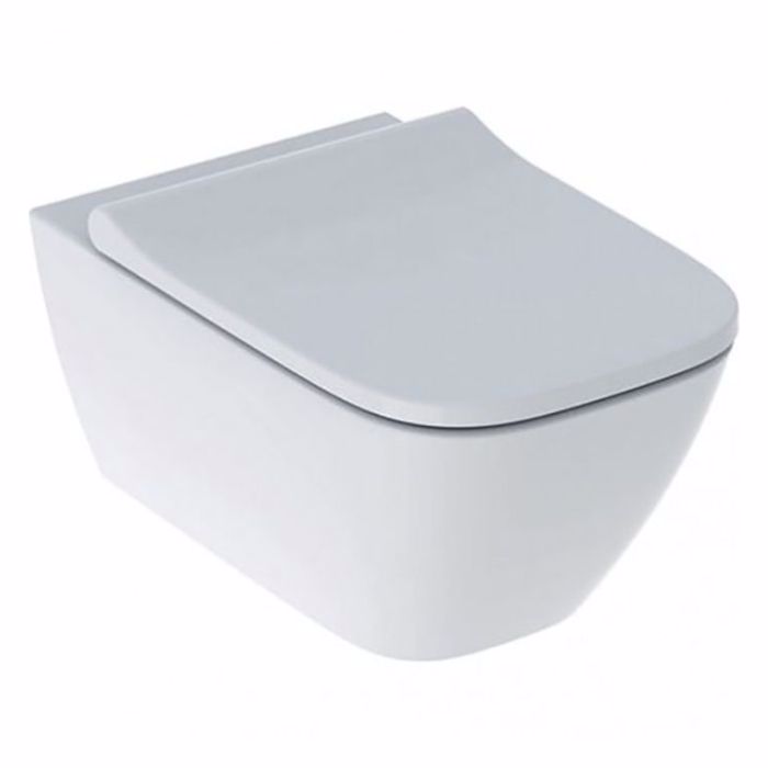 LEKANI GEBERIT SMYLE SQUARE 49 CM RIMFREE SET LEuKO GALISTERO 500.379.01.1