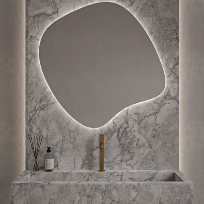 ΚΑΘΡΕΦΤΗΣ PROJECT MIRRORS ASSYMETRICAL LED 70X70