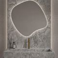 KAThREFTIS PROJECT MIRRORS ASSYMETRICAL LED 70X70
