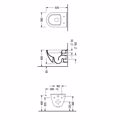 LEKANI SEREL SMART SM 56 RIMLESS KREMASTI 52CM SM5600SC-300