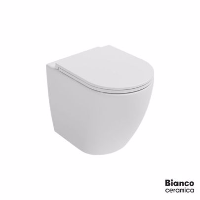 ΛΕΚΑΝΗ BIANCO CERAMICA LENTA 3803 RIMLESS ΥΠ BACK TO WALL 52CM 380300C-300