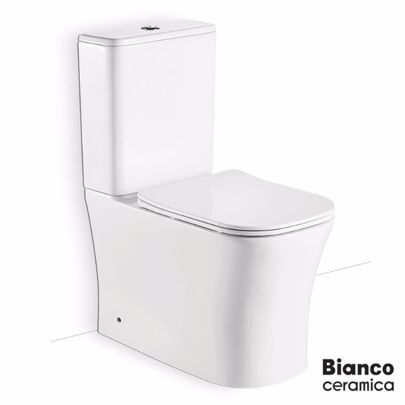 ΛΕΚΑΝΗ BIANCO CERAMICA NORMA NR 121 RIMLESS ΧΠ BACK TO WALL 62 CM NR12100SC-300