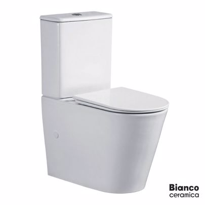 ΛΕΚΑΝΗ BIANCO CERAMICA VERSA VR 120 RIMLESS ΧΠ BACK TO WALL 63CM VR12000SC-300
