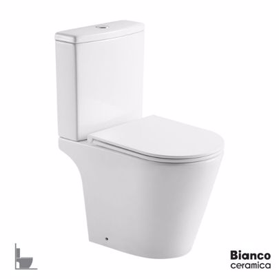 ΛΕΚΑΝΗ BIANCO CERAMICA AMELIA AM 120 RIMLESS ΧΠ 59 CM AM12000SC-300