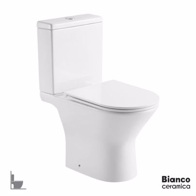 ΛΕΚΑΝΗ BIANCO CERAMICA BELLA BL 120 RIMLESS ΧΠ 63CM BL12000SC-300