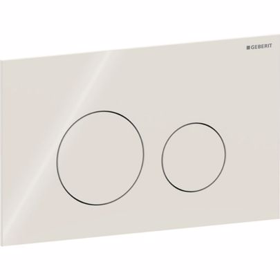 ΠΛΑΚΕΤΑ ΧΕΙΡΙΣΜΟΥ GEBERIT SIGMA 40 115.628.JL.1 SAND GREY/GLOSSY GLASS