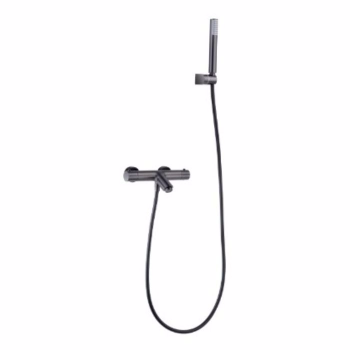 IMEX MONZA ThERMOSTATIKI MPATARIA LOuTROu BLACK GUN METAL BTM039-4BGM
