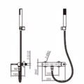 IMEX MONZA ThERMOSTATIKI MPATARIA LOuTROu MAuRO MAT BTM039-4NG