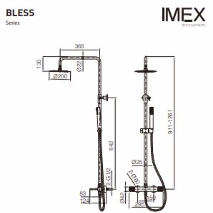 IMEX BLESS STILI NTOuS 2 EXODON ROZ XRuSO MAT/XALKOu BDB063/ORC